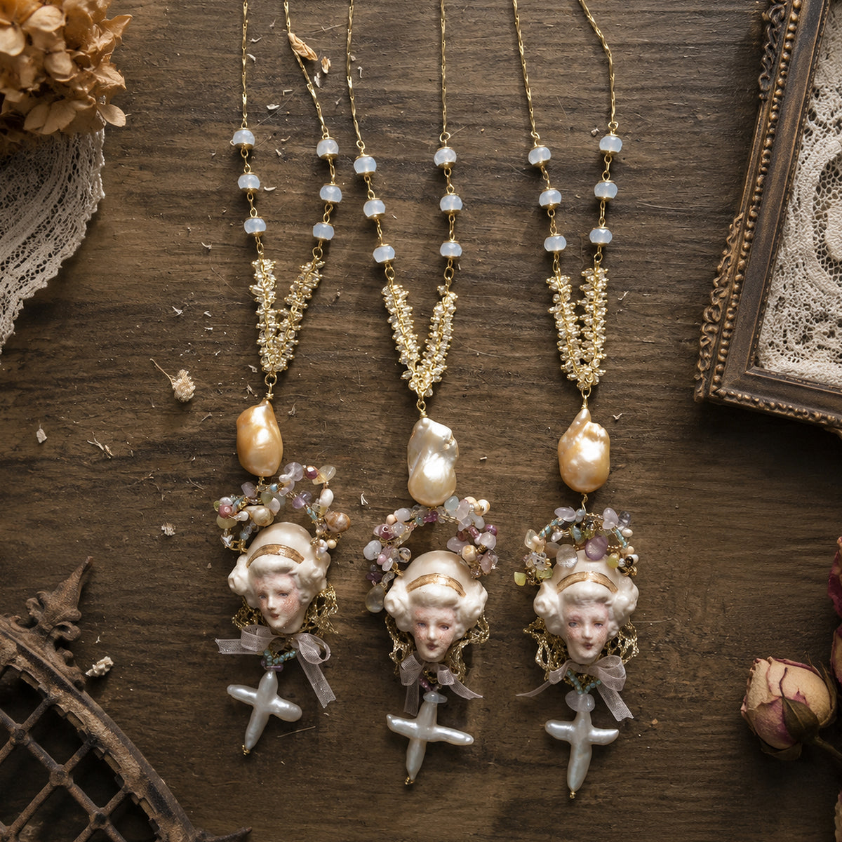 Odette Cross Doll Necklace