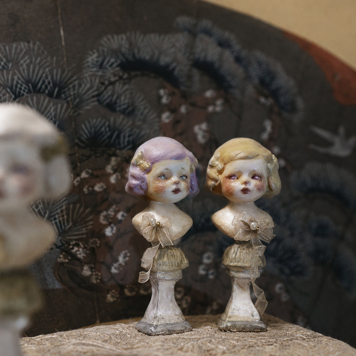 Miniature Doll Portrait Bust