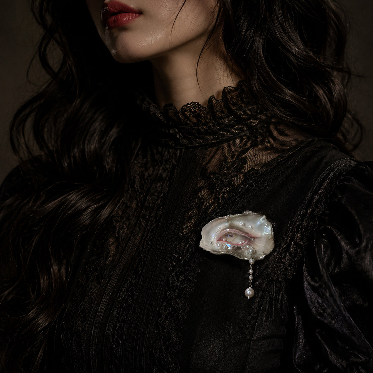 Nyra Lamb Gaze — Sheep-Eye Oyster Relic