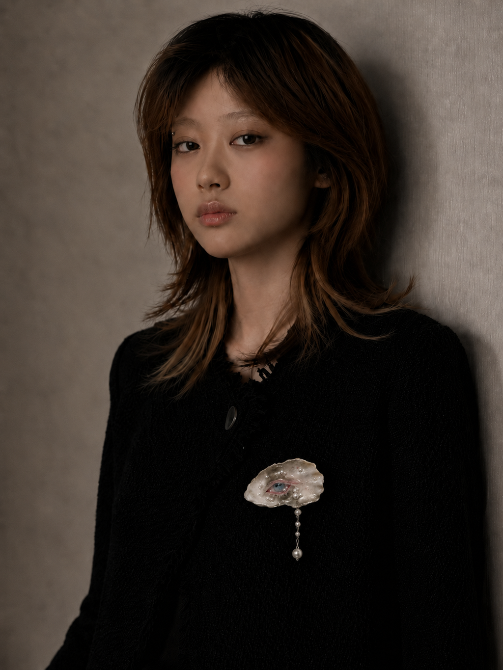 Blue Pupil Silver-Makeup — Pearl Oyster Eye