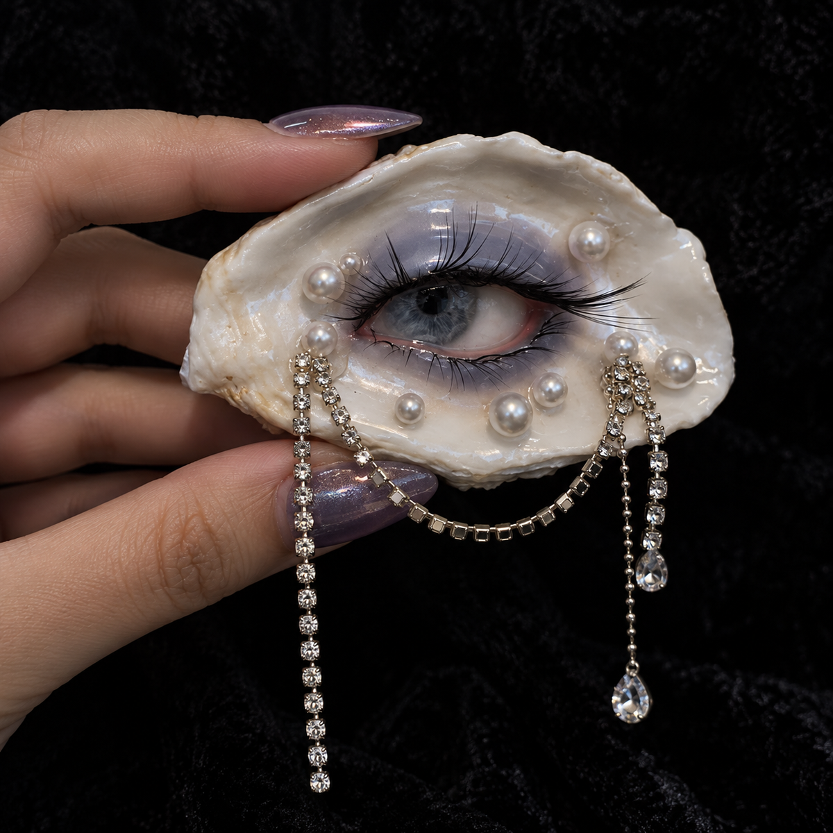 Methyst Haze LV028-R — handheld scale and eye detail