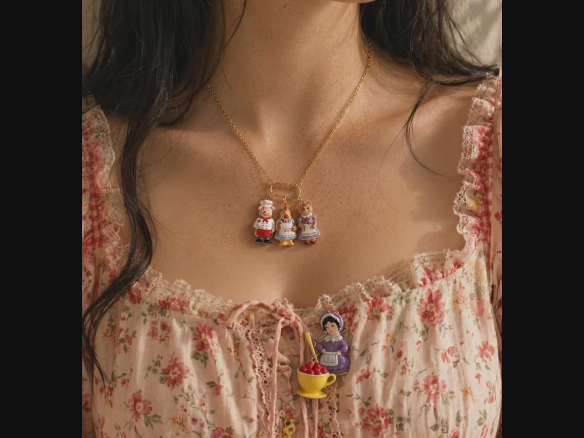 Animal Forest Necklace, Choose Your Animal Charm & Chain Style, Whimsical Copper Pendant, Mix and Match Storybook Jewelry Gift Set