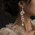 Natural Shell Fragment Earrings — primary view