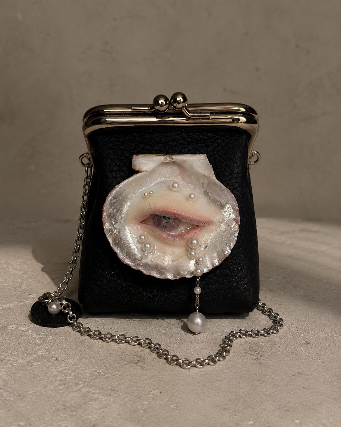 Oyster Eye Mini Crossbody — artwork and styling view 5