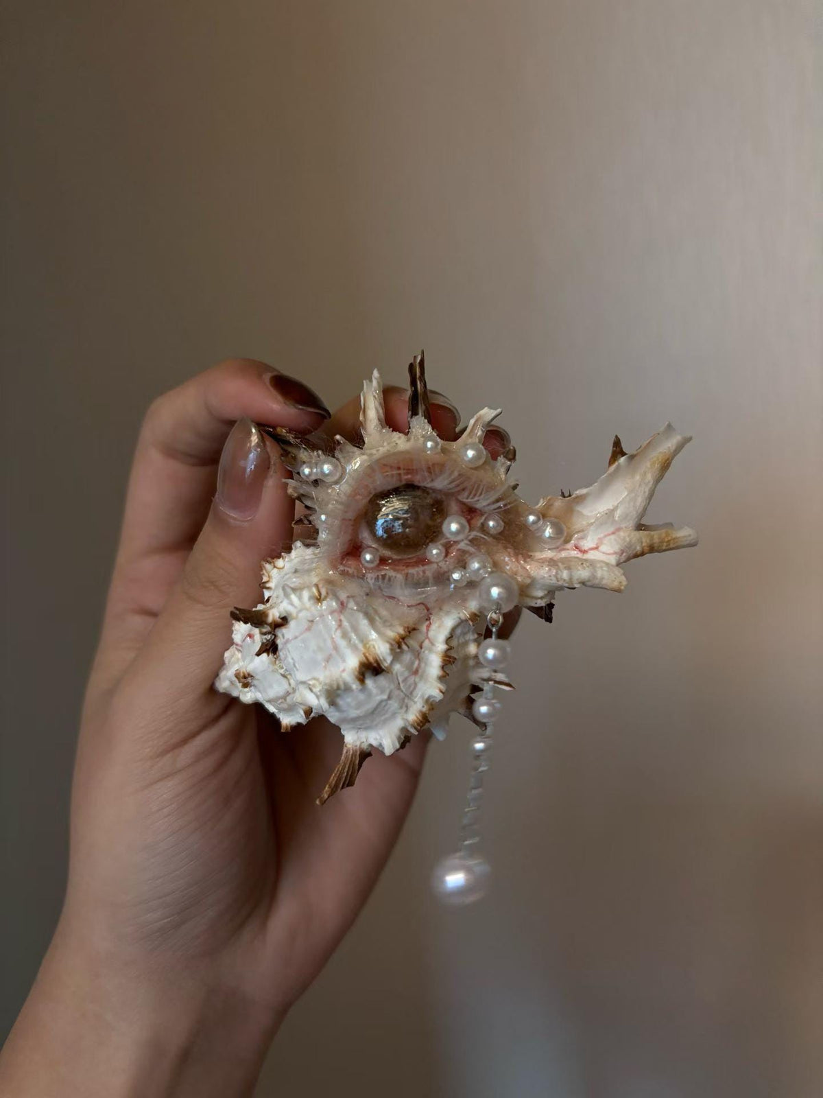 Weeping Eye Shell Candle Holder — view 4