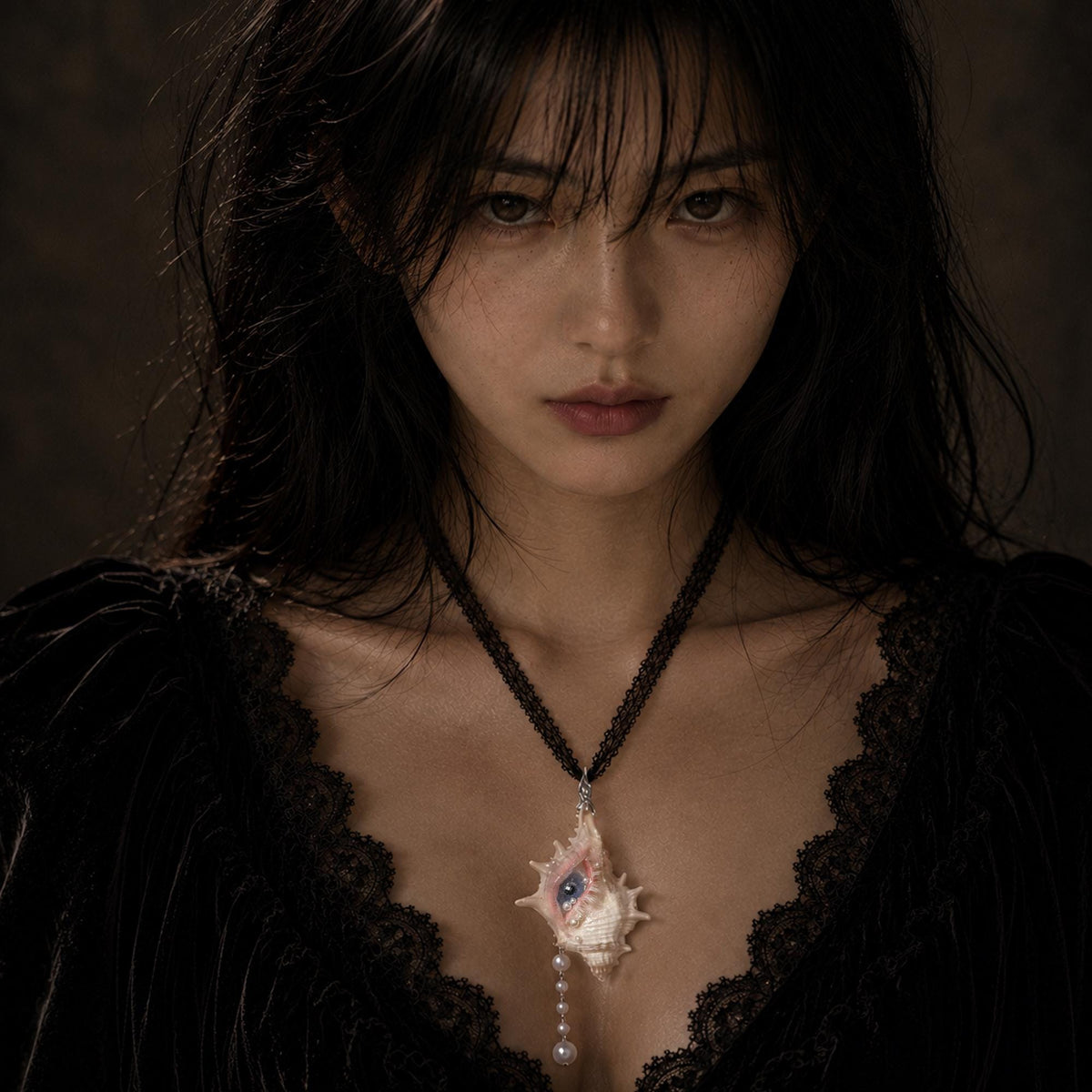 Conch Eye Talisman — artwork and styling view 3