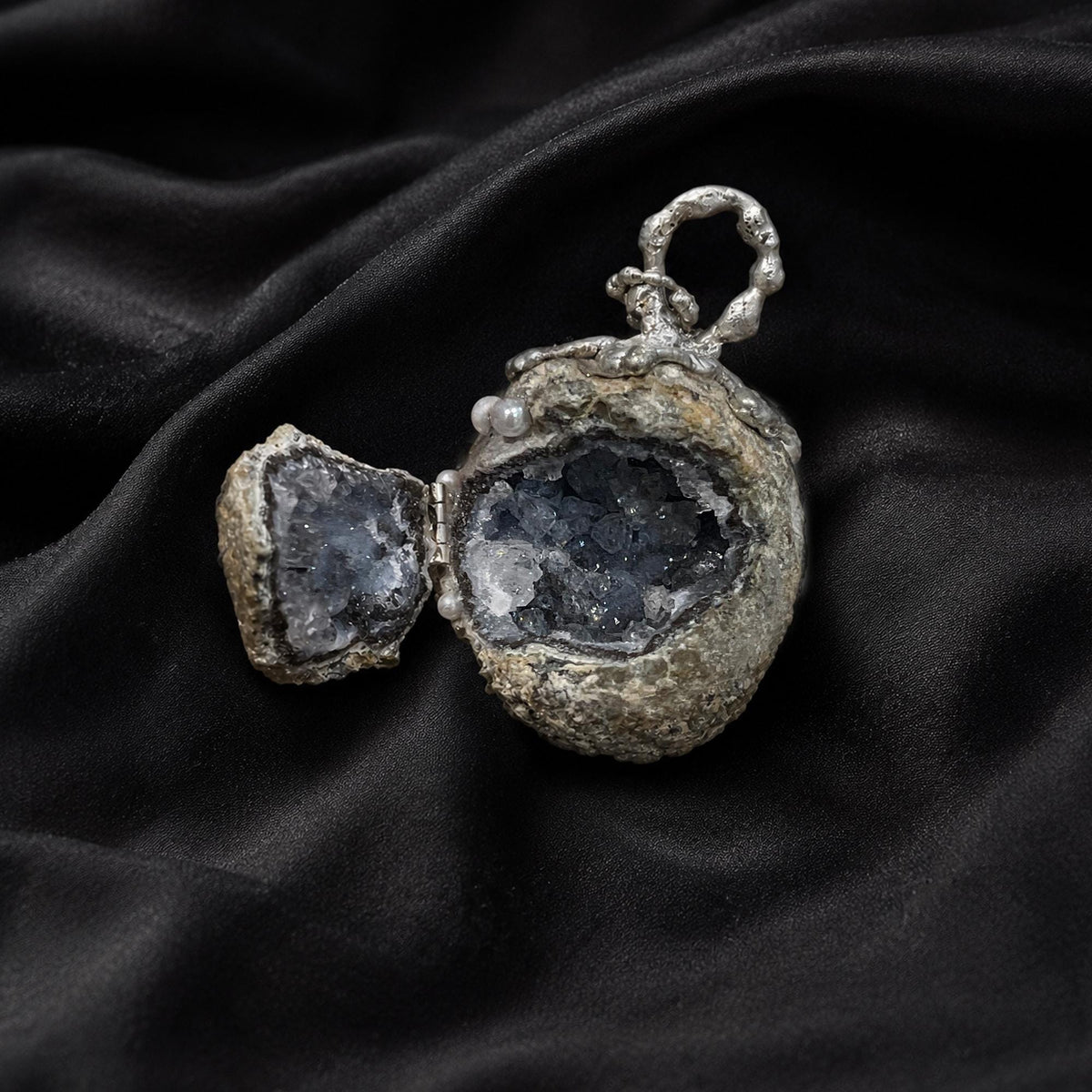 Geode Shell Trinket Box — Ready to Ship — view 3