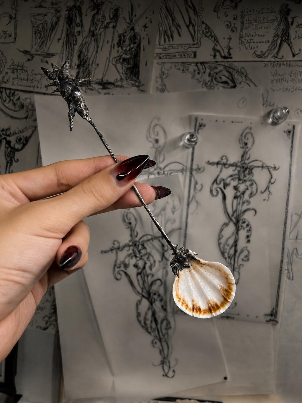 Decorative Shell Spoon — view 3