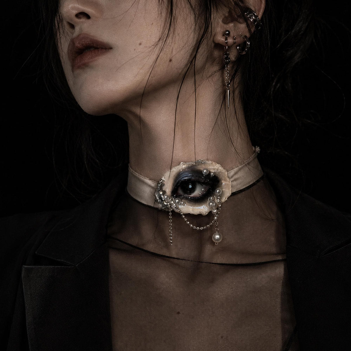 Lilith Veil — Black Smoky — artwork and styling view 3