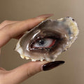 Lilith Grey Temptation — Oyster Eye Brooch, Choker or Charm — primary view